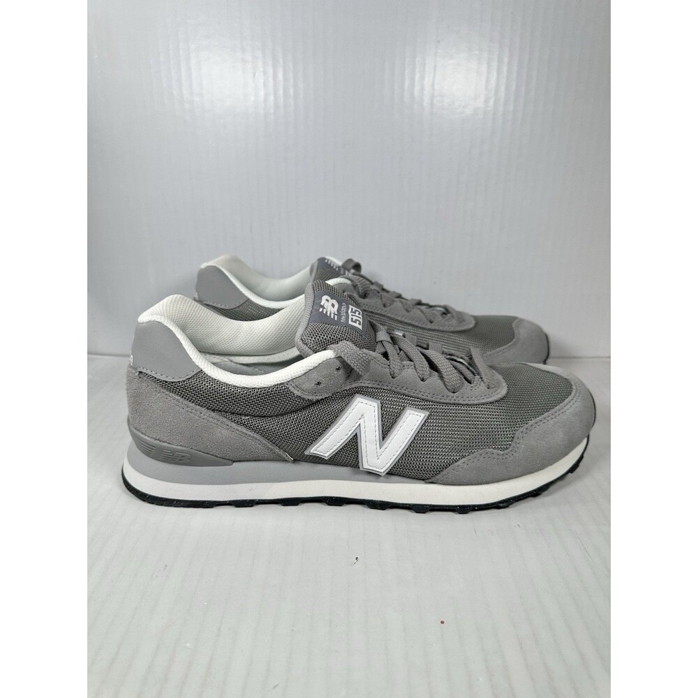New Balance 515 Classic Running Suede Sneakers Men Size 11.5 Grey White ML515GRY